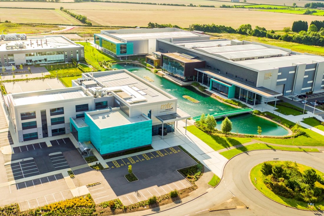 Aerial drone photography of The MTC (Manufacturing Technology Centre) in Coventry by Inspire Drone Media, TA Full Capture Media